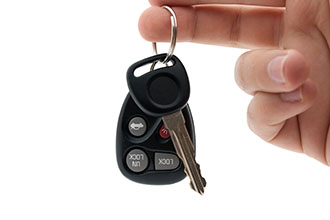 Car Key Fob Replacement In Hand