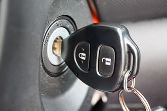 Car Key in Ignition